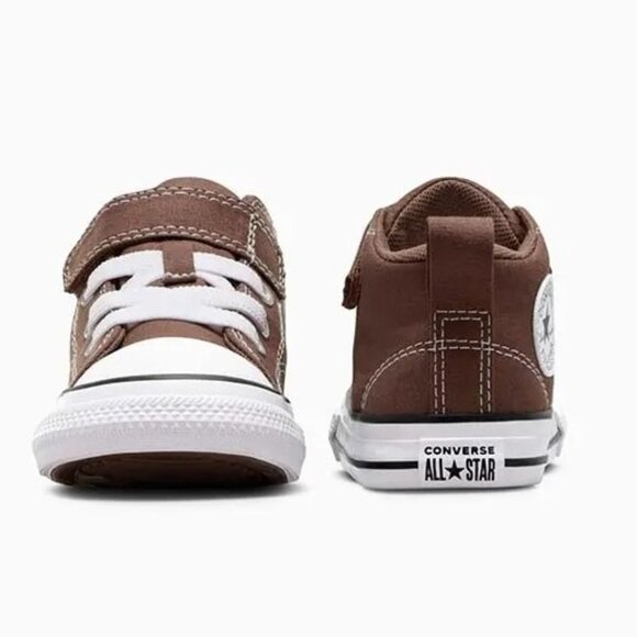 CONVERSE Kids Malden Street Chuck Taylor All Star Mid Baby Shoe, Size 5C Brown - Picture 4 of 8